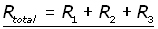 resistors in series