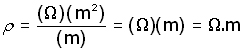 resistivity units