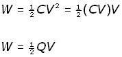capacitor energy - equation #7