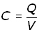 capacitance equation