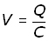 capacitors in series - equation #3