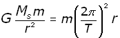 Kepler's Laws - equation #6b