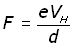Hall Effect - equation #4