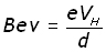 Hall Effect - equation #5