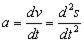 acceleration as a derivative