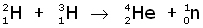 deuterium-trition fusion reaction