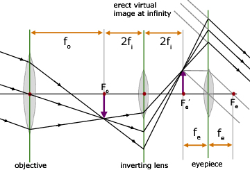 ray diagram for a terrestrial telescope