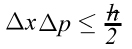 Heisenburg uncertainty principle