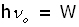 threshold frequency equation