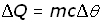 specific heat capacity equation