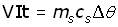 experiment determining the specific heat capacity of a solid - equation