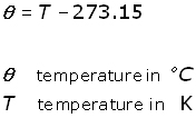 celsius-kelvin equation