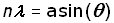 single slit minima equation