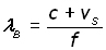 doppler effect derivation -equation #14