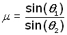 Brewster's angle - equation #1