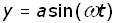 equation of a sinusoidal waveform