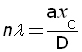 Young's Slits theory - equation #10