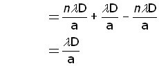 Young's Slits theory - equation #14