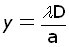 Young's Slits theory - equation #15