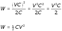 capacitor energy - equation #6