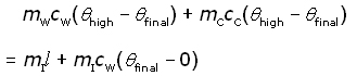 method of mixtures equation